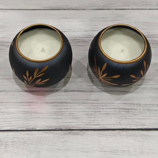 Midnight Elegance Candle Duo - Handcrafted Luxury Soy Candles (Duo Pack)
