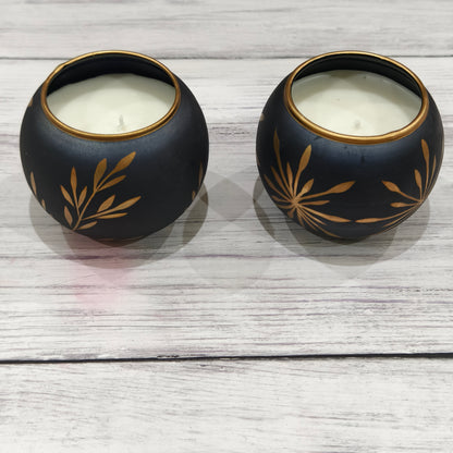 Midnight Elegance Candle Duo - Handcrafted Luxury Soy Candles (Duo Pack)