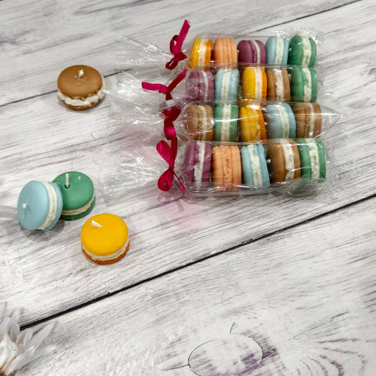 Macaron Dream Candle Set – Pastel Pack of 5