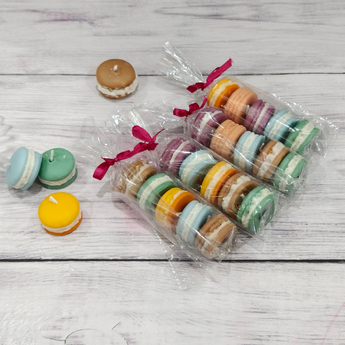 Macaron Dream Candle Set – Pastel Pack of 5