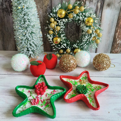 Starry Glow Christmas Candles