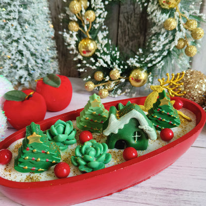 Santa's sleigh  | Christmas Themed Boat Candle